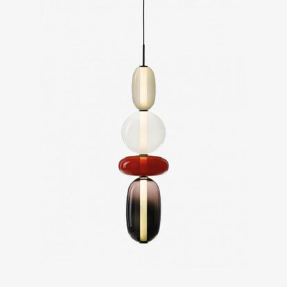 Vibrant Glass Drop Ceiling Light