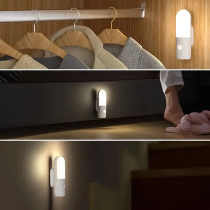 Bright LED Motion Night Lamp - Rechargeable Wall Light