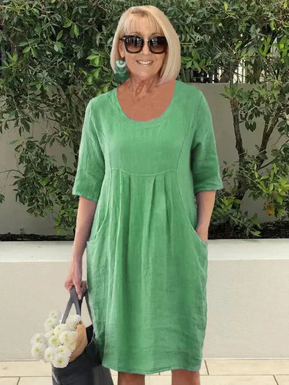 Comfortable Maxi Dress with Side Pockets