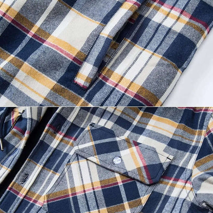 Classic Plaid Men's Winter Jacket