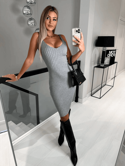Ladies' Soft Sweater Dress Combo