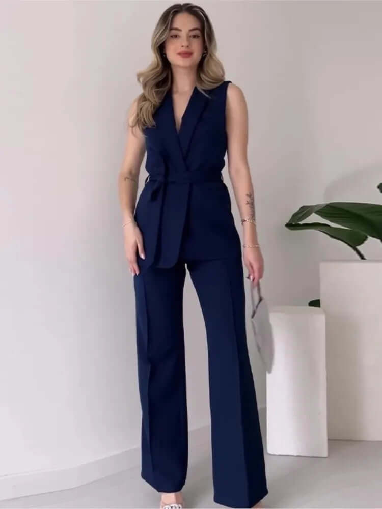 Ladies' Strapless Loose Fit Jumpsuit