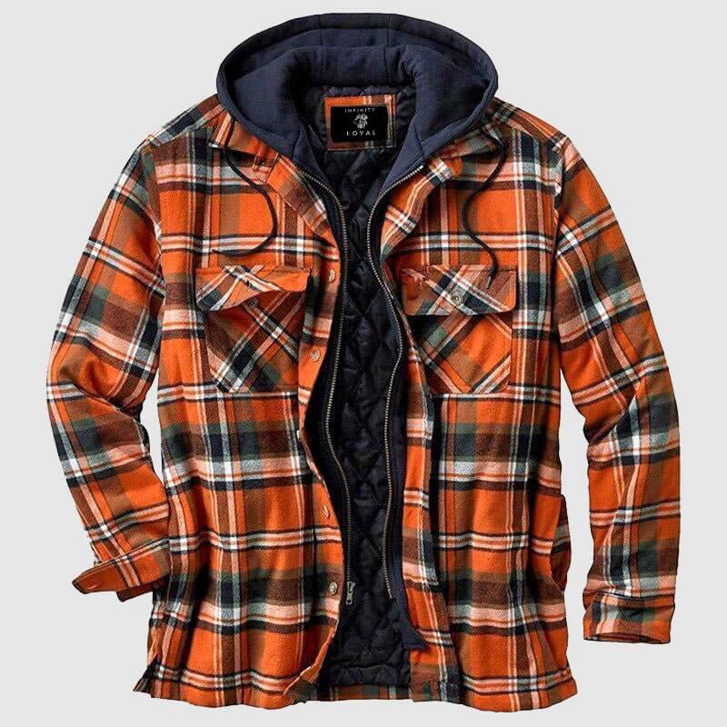 Classic Plaid Mens Jacket - Comfort Fit