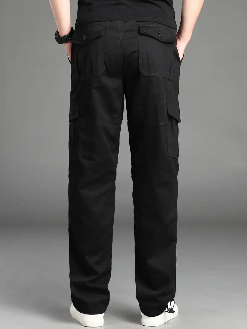 Relaxed Fit Men's Cargo Trousers