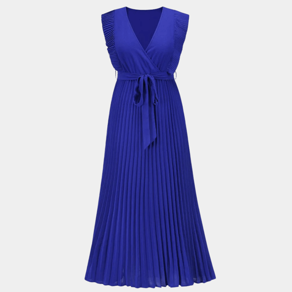 Chic Floor Length V Neck Evening Dress