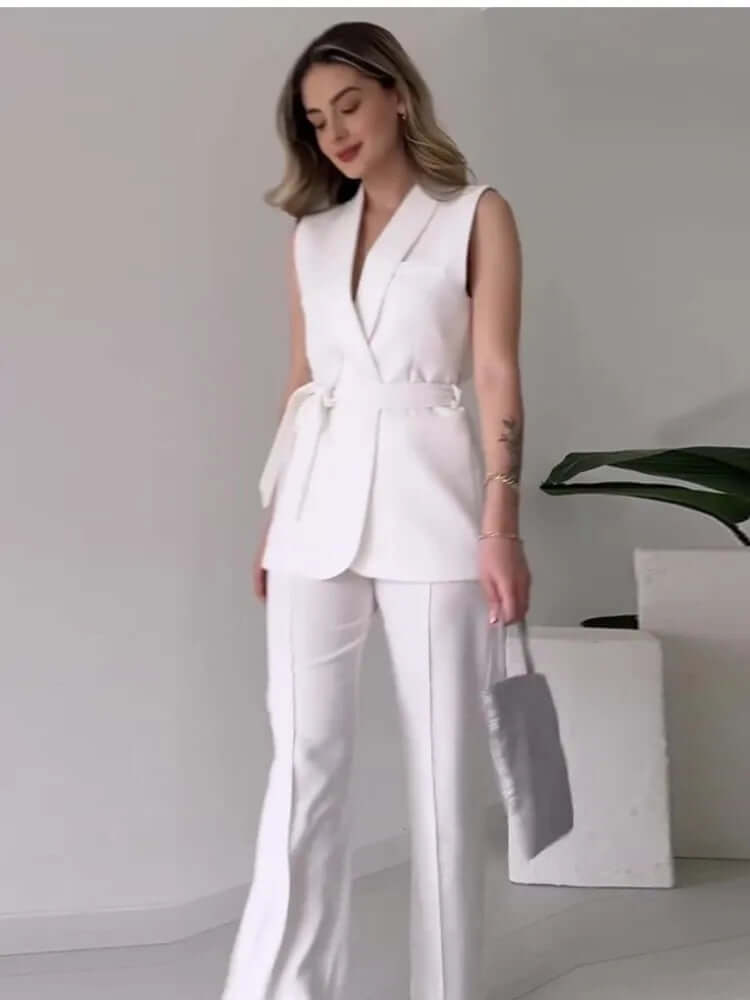 Ladies' Strapless Loose Fit Jumpsuit