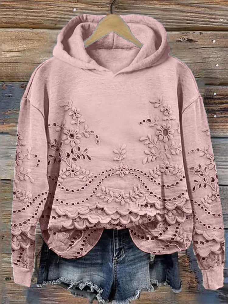 Classic Retro Style Hooded Sweatshirt