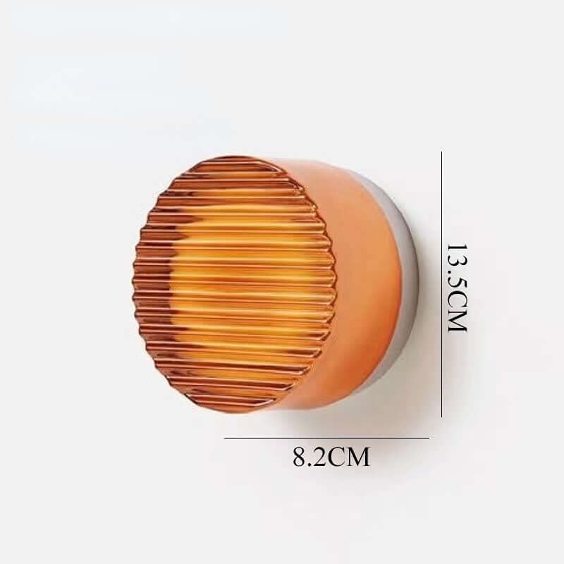 Contemporary Circular LED Outdoor Wall Lamp
