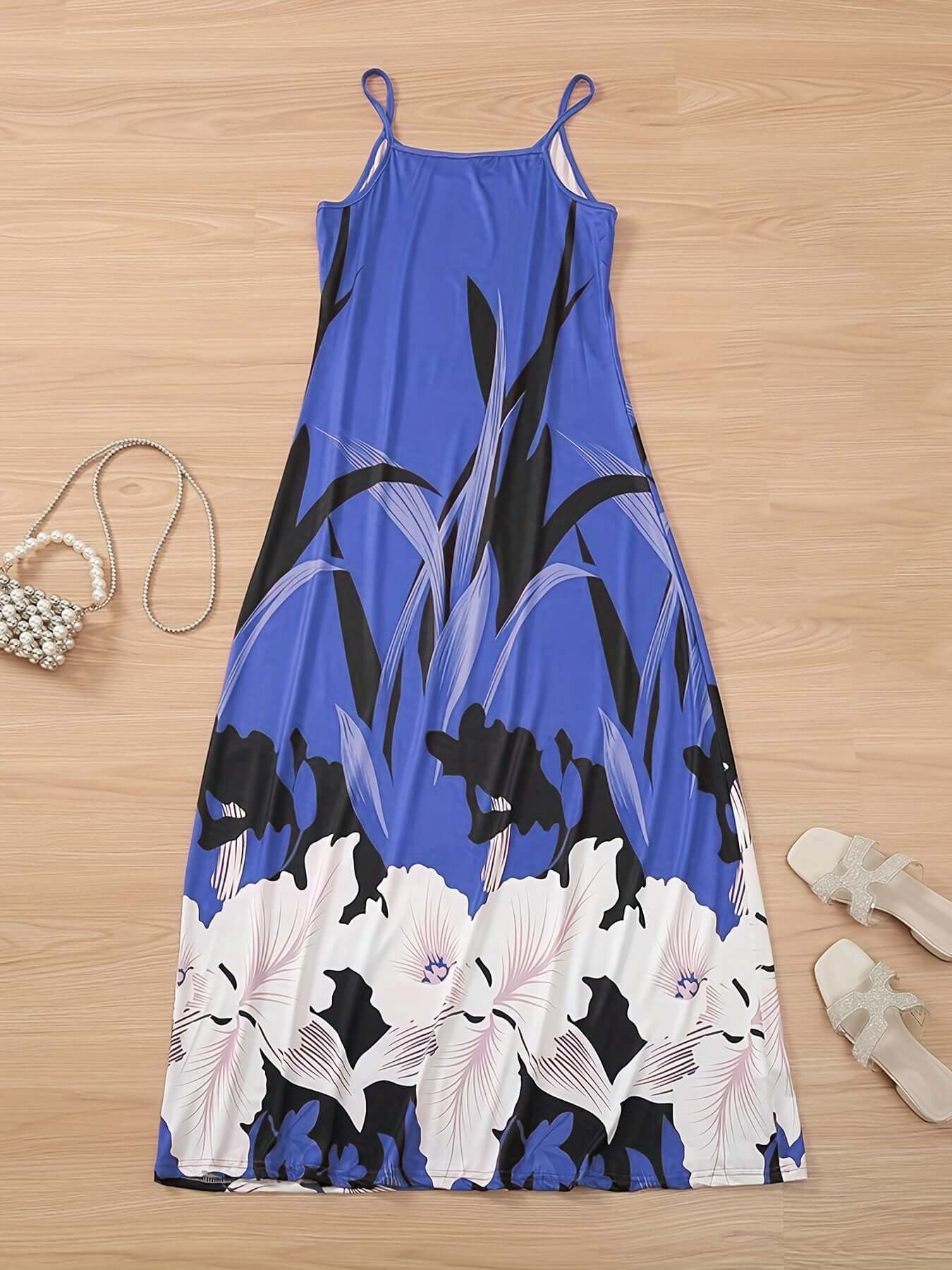 Pretty Summer Sundress with Thin Straps