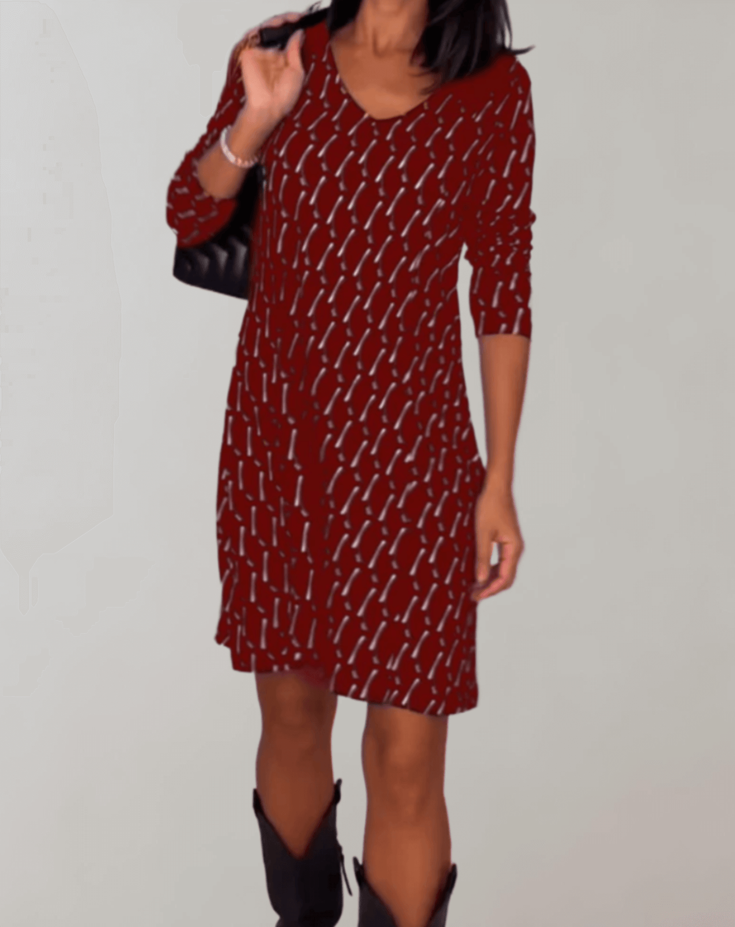 Lady's Bright Garden Party Dress
