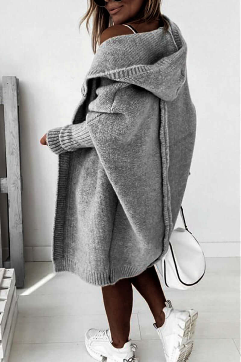 Ladies' Warm Cable Knit Jacket