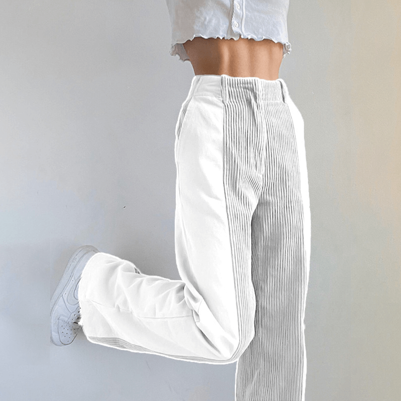 Ladies Comfortable Corduroy Flared Pants