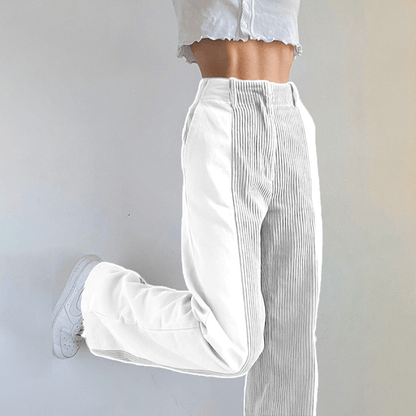 Ladies Comfortable Corduroy Flared Pants