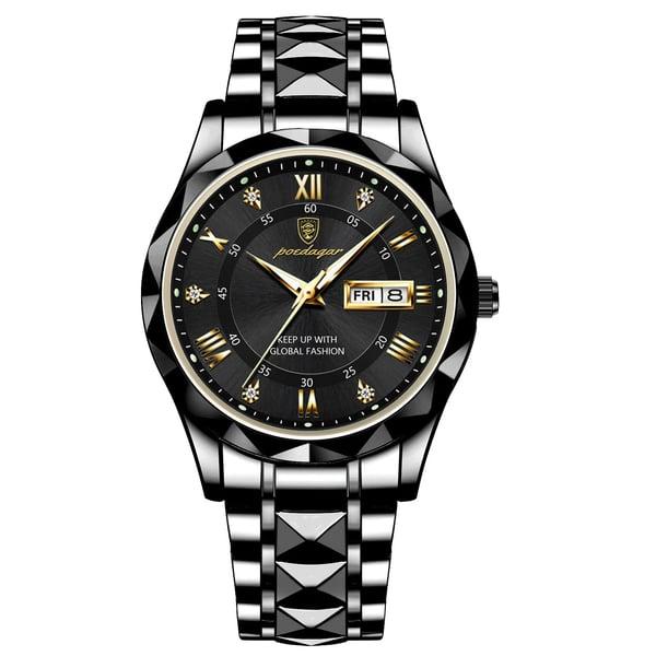 Premium Mens Water Resistant Watch with Date Display