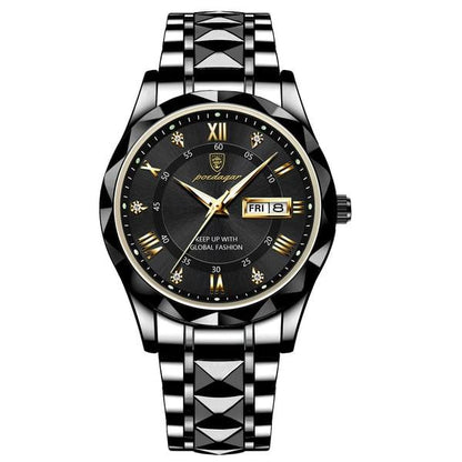 Premium Mens Water Resistant Watch with Date Display
