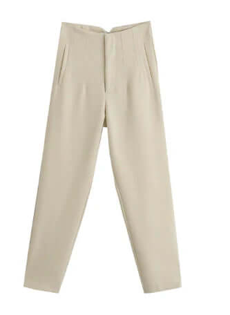 Slim Fit High Waist Pants