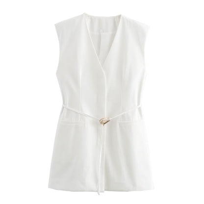 Classic Fit Waistcoat & Flowy Trousers