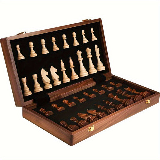 Classic Wooden Chess Board Game Set - Luxivelle