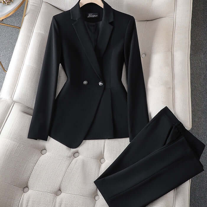 Classic Fit Ladies Suit Jacket Set
