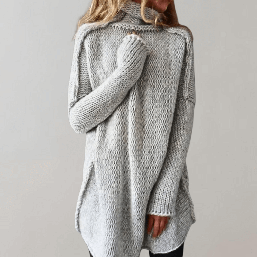 Cozy Oversized Women's Cable Knit Sweater
