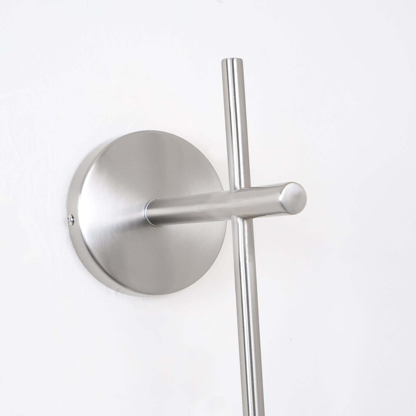 Sleek Round Glass Wall Light