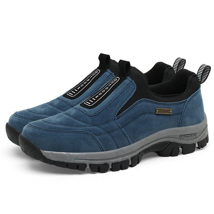 Salmon | Best Walking Shoes for Men - Breathable Fabric, Orthopedic Support-3