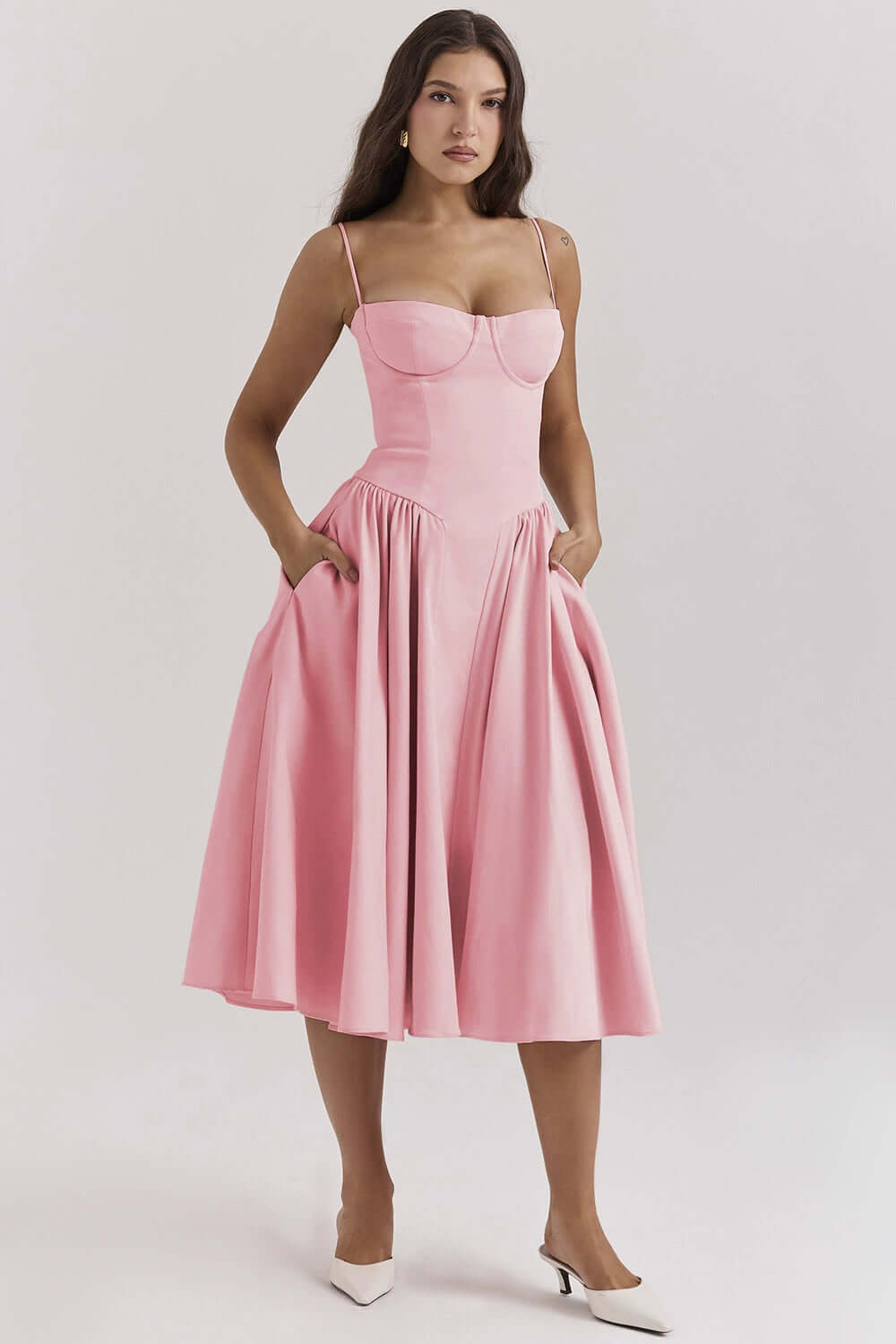 Ladies' Chic Corset Waist Dress