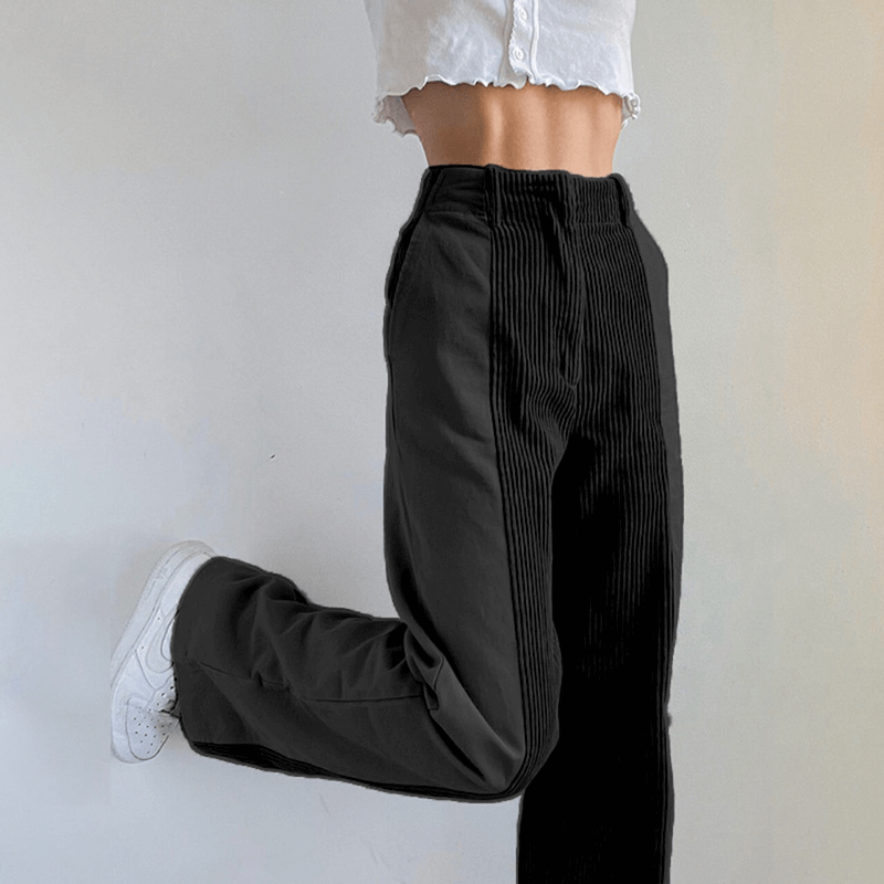 Ladies Comfortable Corduroy Flared Pants