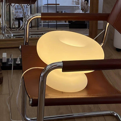 Stylish Metal Base Round Desk Lamp