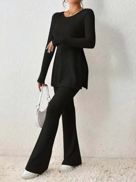 Women's Soft Chunky Knit Outfit Set