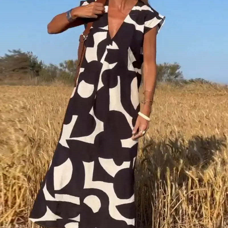Trendy Floral Long Dress