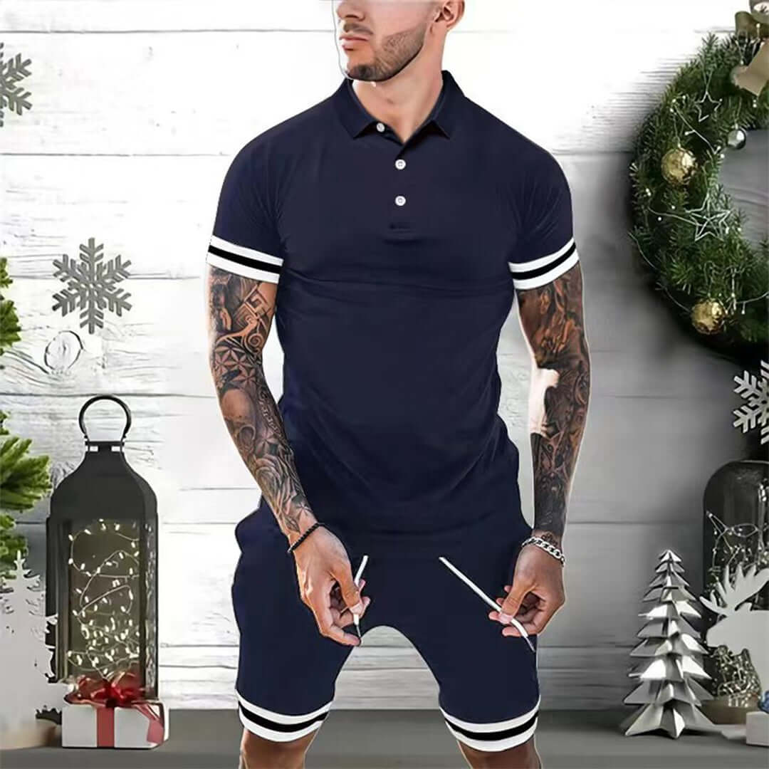 Relaxed Fit Summer Clothing Set for Men