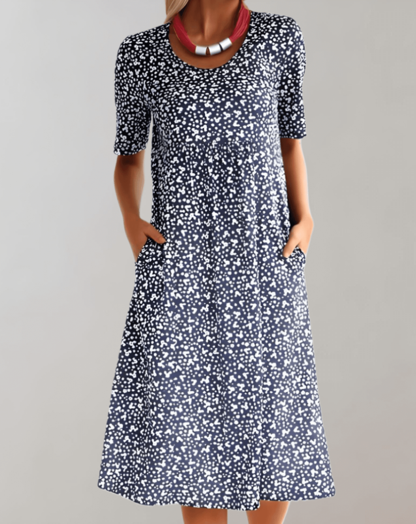 Breathable Casual V-Neck Sundress for Women