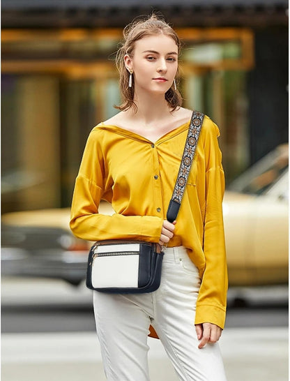 Stylish Women's Cross Body Leather Handbag Purse