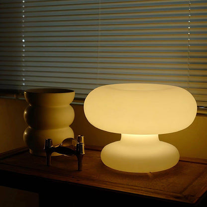Stylish Metal Base Round Desk Lamp