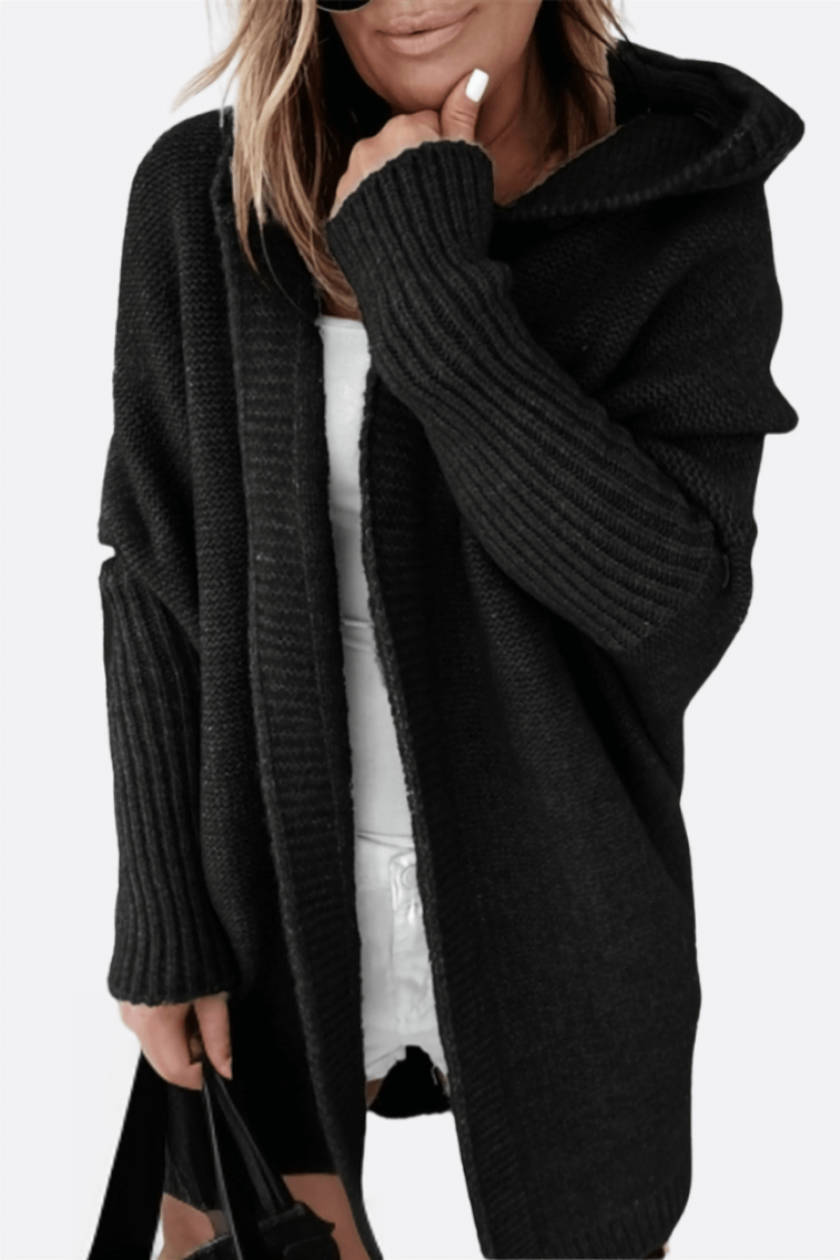 Ladies' Warm Cable Knit Jacket