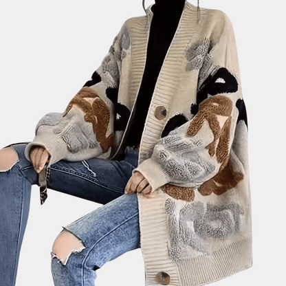 Soft Women's Open Front Sweater Cardigan