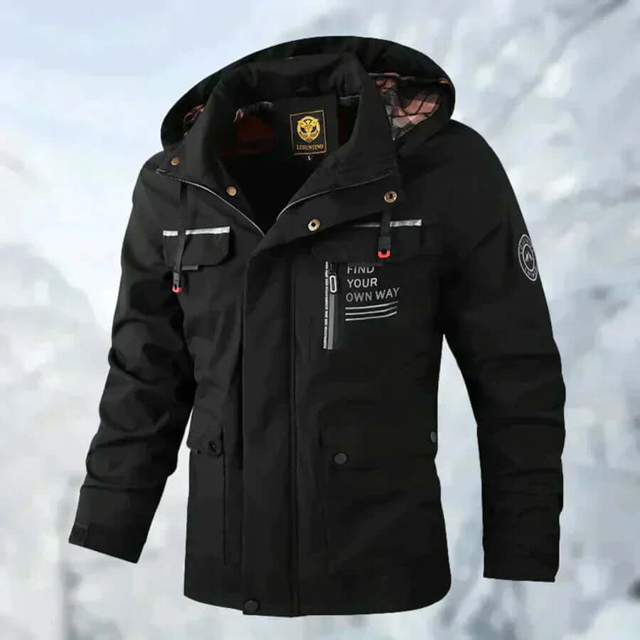 Warm Insulated Men's Down Parka Coat