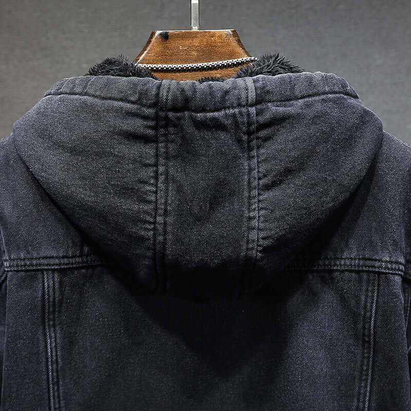 Warm Mens Cozy Faux Leather Jacket