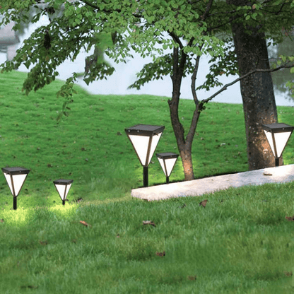 Outdoor Solar Powered Black Security Light