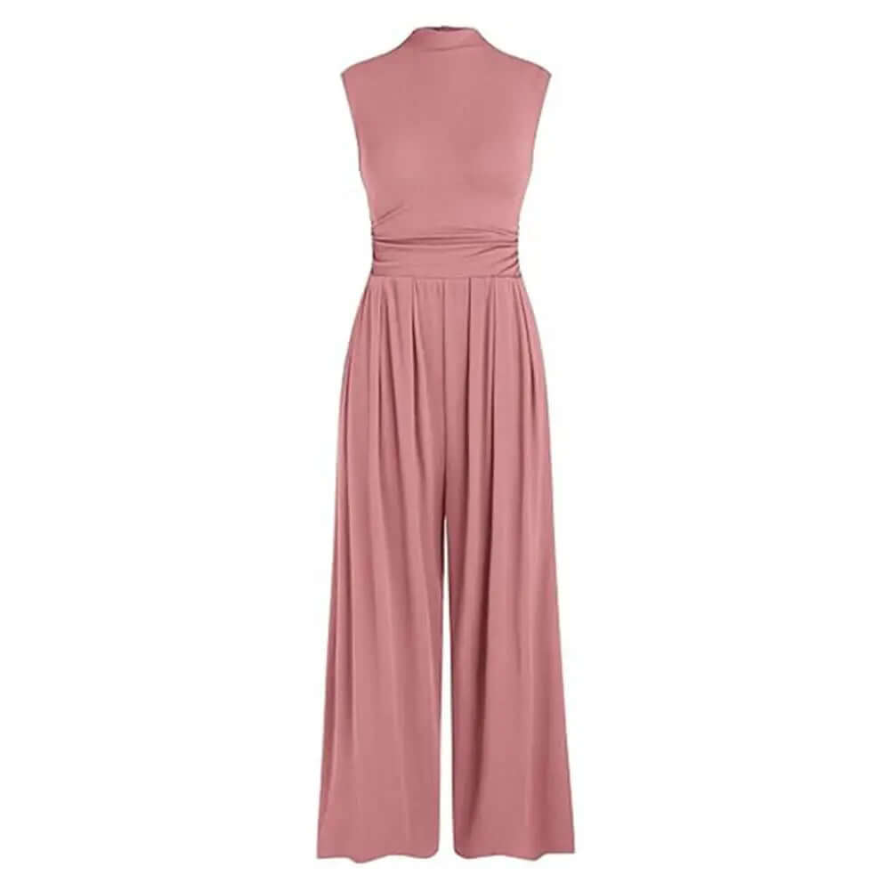Ladies' Chic Flowy Wide Leg Jumpsuit