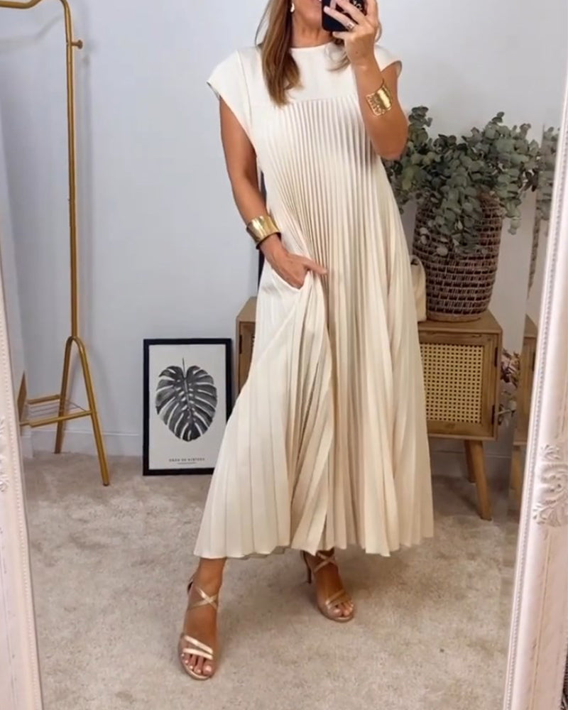 Flowy Long Sleeve Maxi Dress