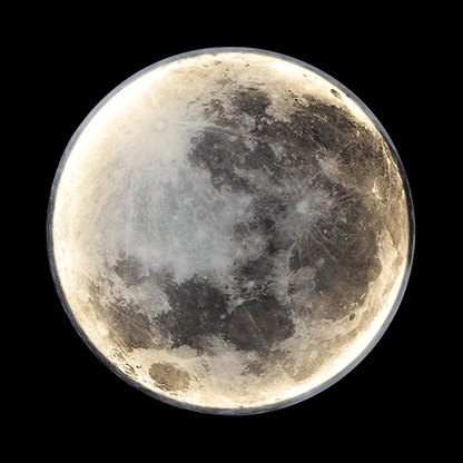 Bright Adjustable LED Moon Wall Lamp