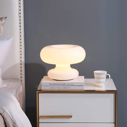 Stylish Metal Base Round Desk Lamp