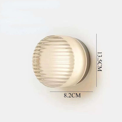 Contemporary Circular LED Outdoor Wall Lamp
