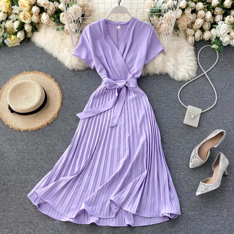 Ladies' Classic Flared Knee Length Dress