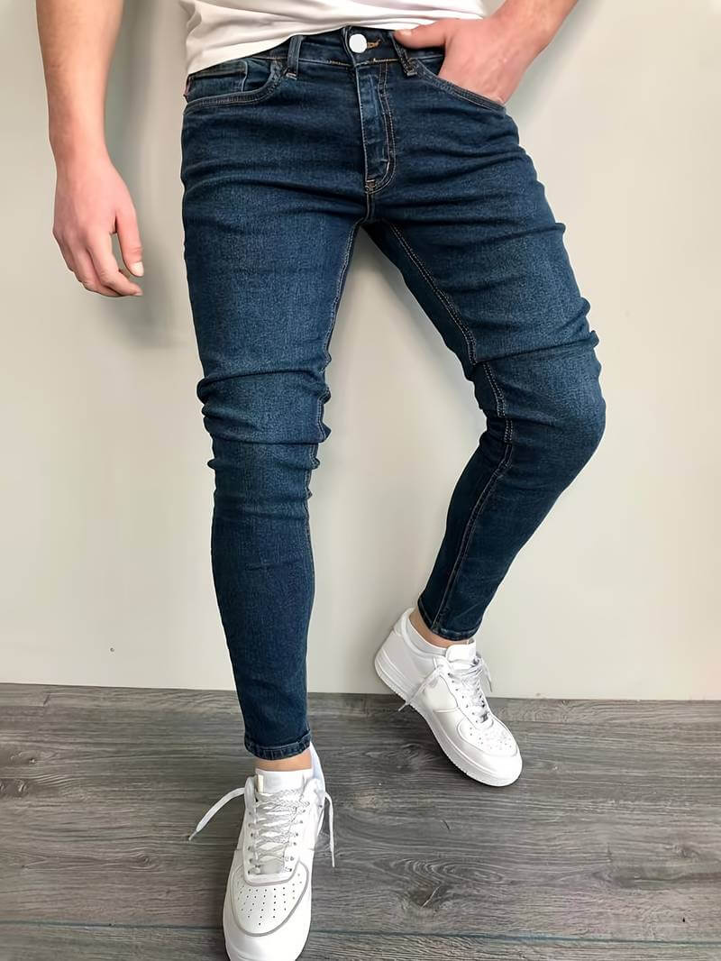 Comfortable Skinny Fit Denim Jeans