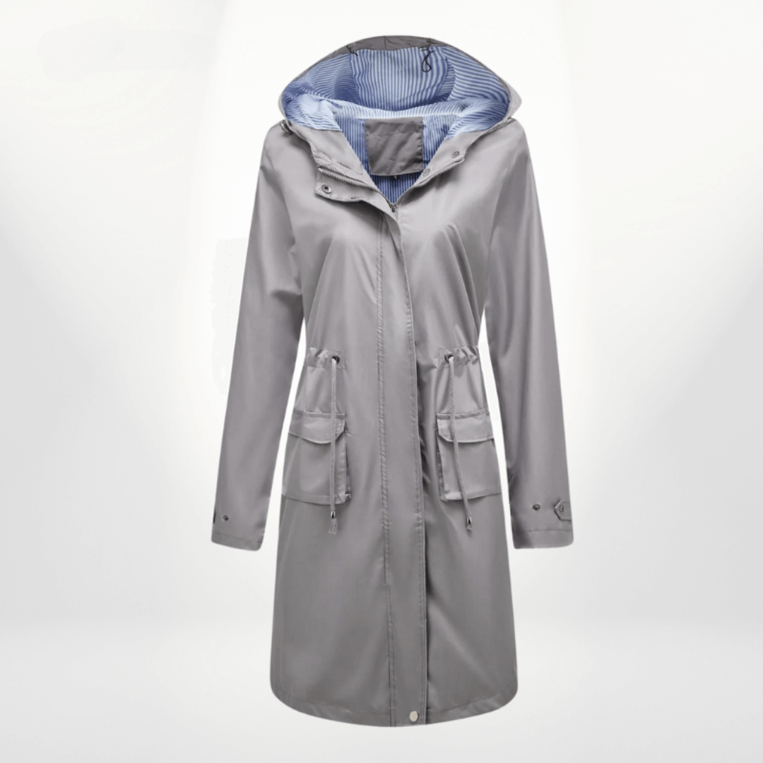 Ladies Long Waterproof Rain Coat