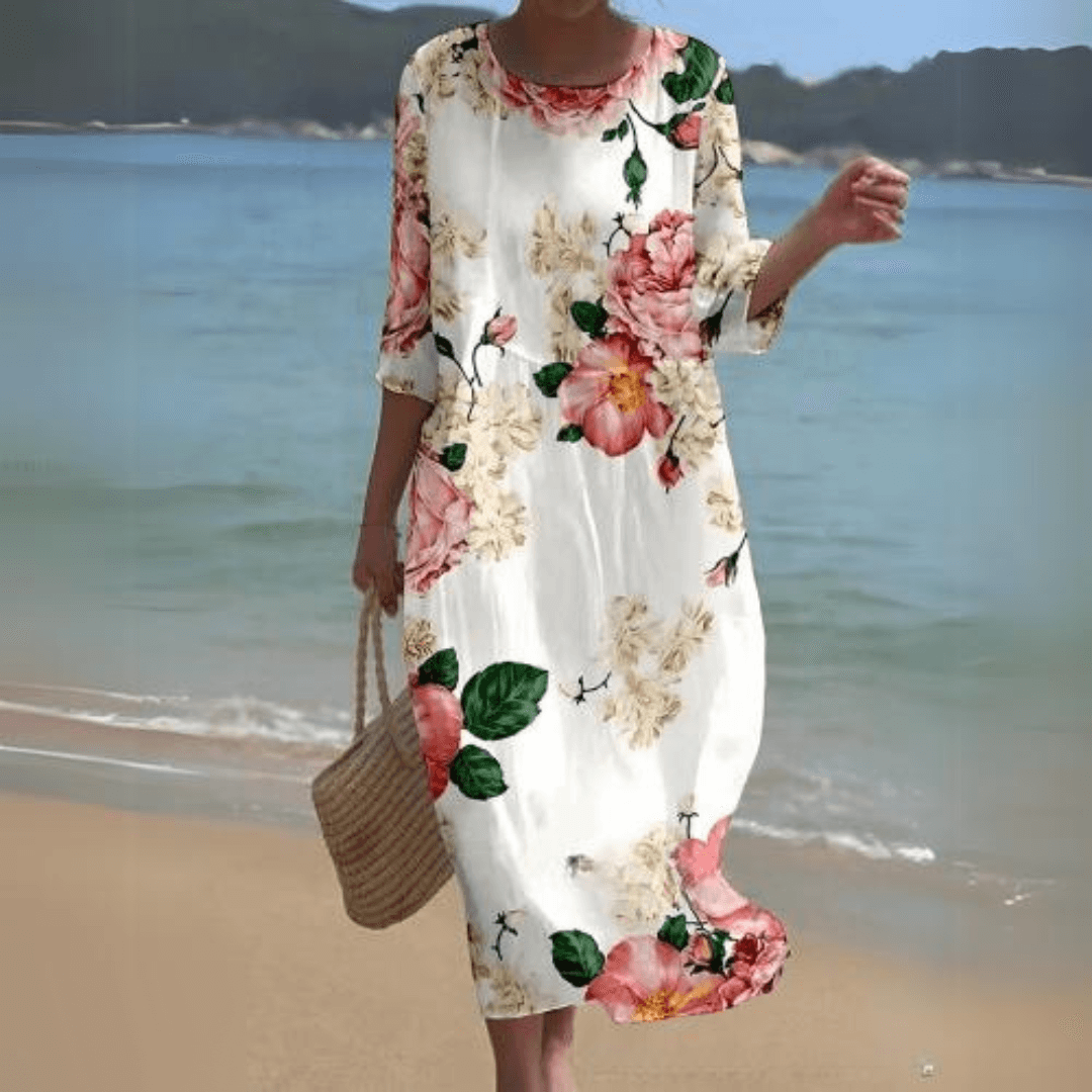 Ladies Elegant Casual Knee Length Dress