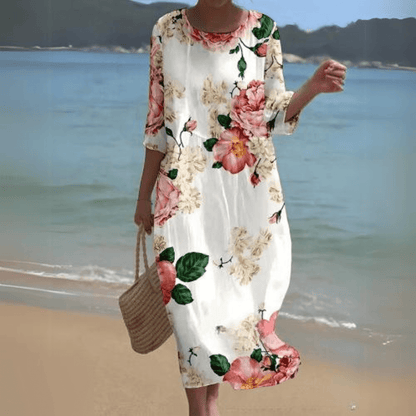 Ladies Elegant Casual Knee Length Dress